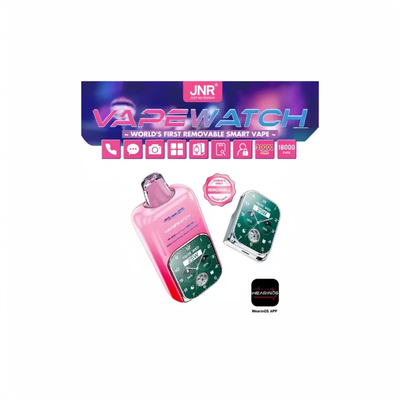JNR VapeWatch 30K App-Controlled Disposable Vape - Bangvapeaustralia