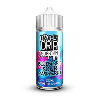 Double Drip Sub Ohm Blueberry Sour Raspberry 100ML Shortfill