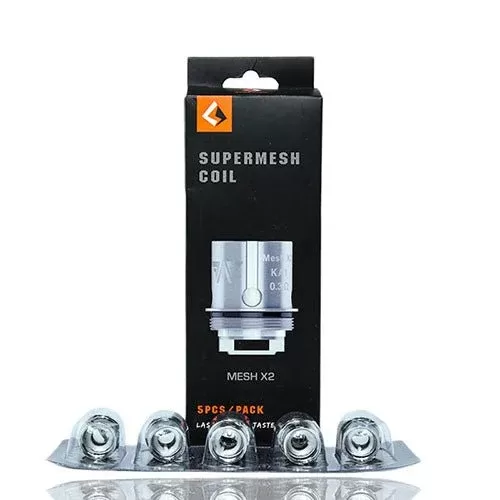 GeekVape Supermesh Replacement Coils - Resistance#0.2 Ohm X1>0.4 Ohm X2