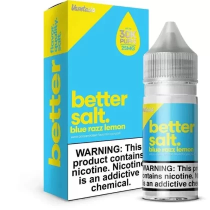 Blue Razz Lemon Nicotine Salt by Vapetasia Better Salt - Size#30ml~Nicotine#25MG>50MG