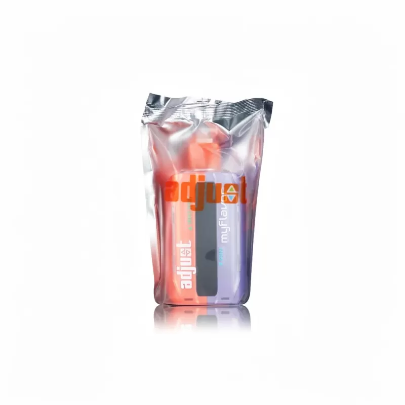 Adjust MyFlavor 40K Disposable 20mL 6-Level Flavor Vape - Midnight Ice Chill, Mixed Mint; Black Razz Baja, Blue Razz Ice - Image 2