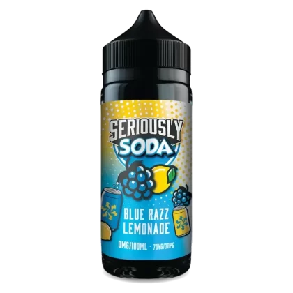 Seriously Soda by Doozy Blue Razz Lemonade 100ml Shortfill E-Liquid - Ecigpremium