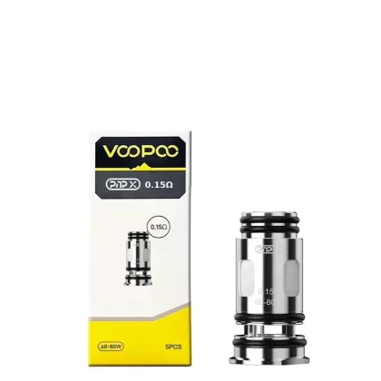 VooPoo PnP-X Replacement Coils - Resistance#0.15ohm PnP-X Coil>5-Pack>0.2ohm PnP-X Coil>0.3ohm PnP-X Coil>0.6ohm PnP-X Coil