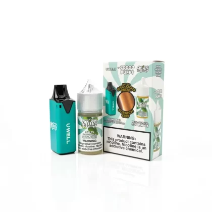 Mints Salt x Uwell V6 Kit Pack 30ml 50mg Menta Fresca - Fumotvapemexico