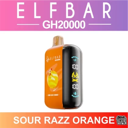 ELF BAR GH20000 Disposable Vape – Sour Razz Orange