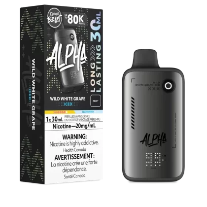 Flavour Beast ALPHA 80k – Wild White Grape Iced