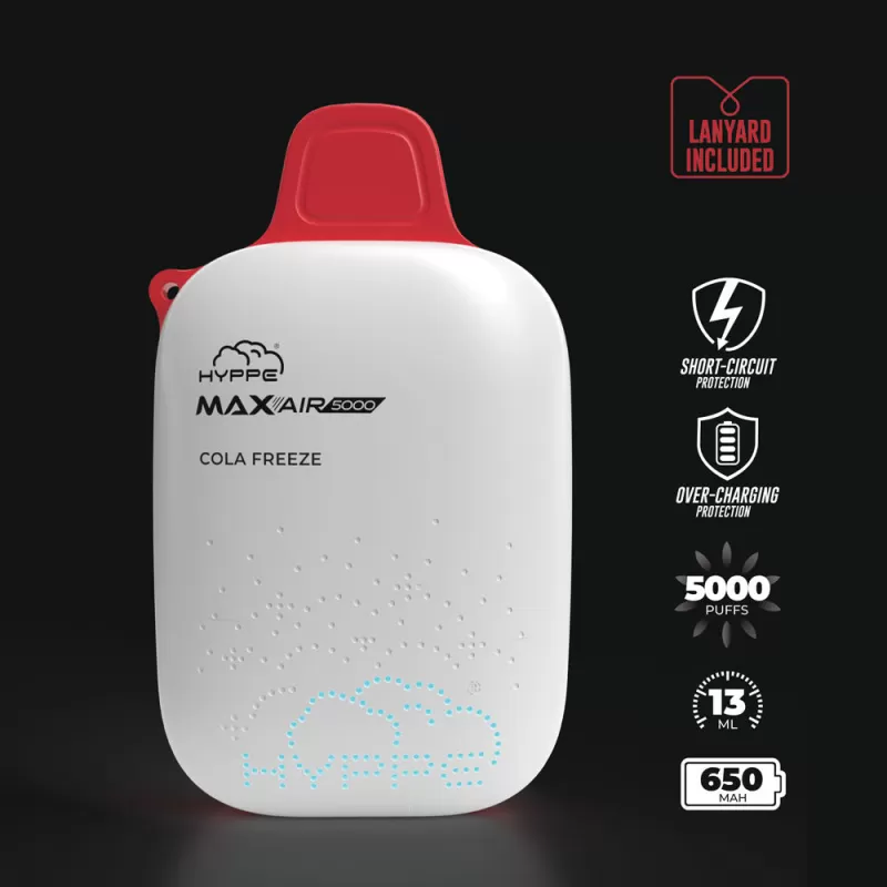 Max Air Disposable | 5000 Puffs | 13mL | 50mg *** - Rainbow Drops 50mg - Image 2