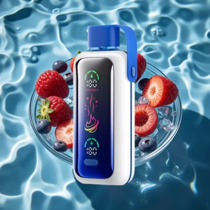 VOZOL Star 20000 Puffs Disposable Vape Blue Razz Ice with 2.2″ HD Mirror Screen & Dual Mesh - Bangvapeaustralia