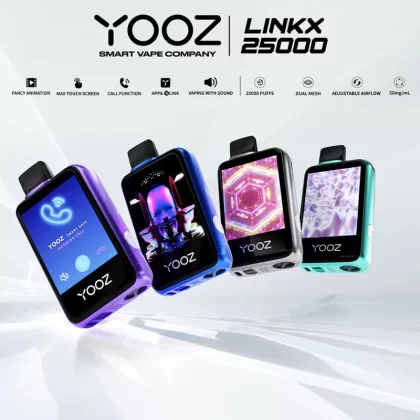 YOOZ Linkx 25000 Rechargeable Disposable Device – 25000 Puffs - Blueberry Raspberry
