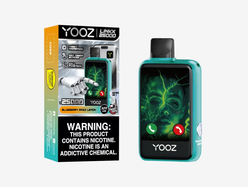 YOOZ Linkx 25000 Rechargeable Disposable Device – 25000 Puffs - Blueberry Raspberry - Image 3