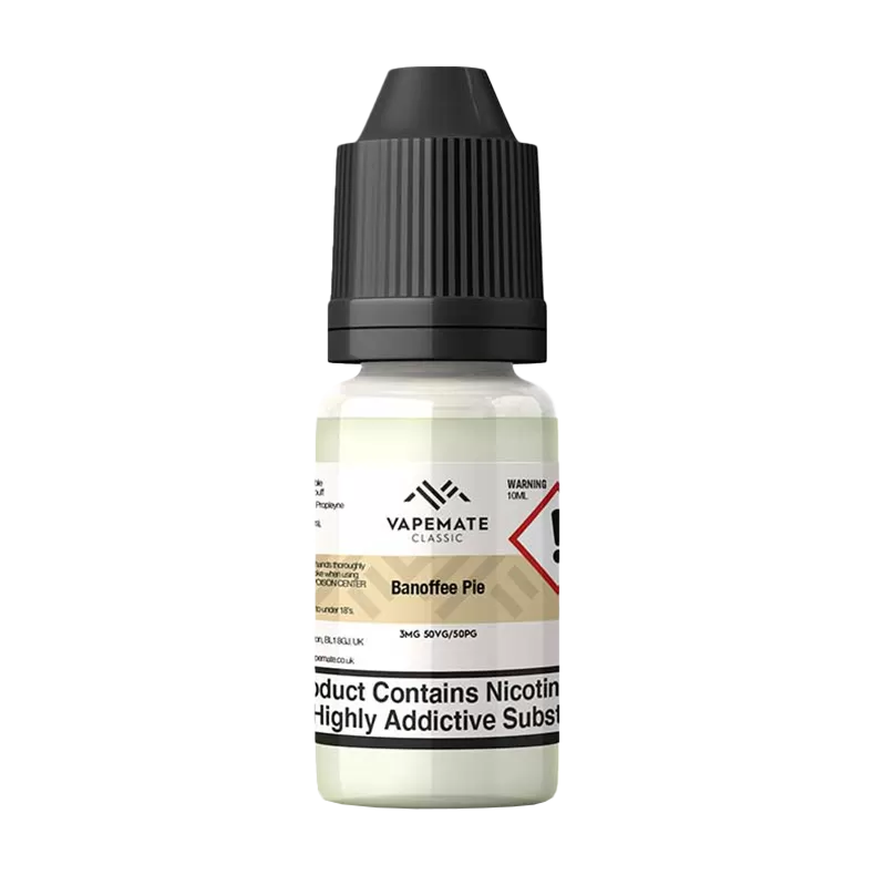 Vapemate Classic Banoffee Pie 10ml - 0mg - Vape Product