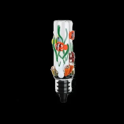 Stündenglass x Empire Glassworks Upstem - Type#Straight>Percolated~Size#Small>Large~Design#Under The Sea>Garden Variety>Save The Bees>Renew The Redwoods>Across The Universe