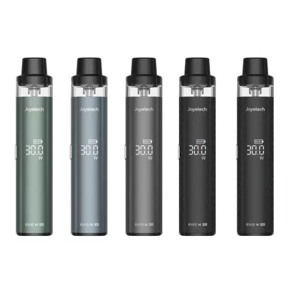 Joyetech EVIO M Pro Pod System Kit 1100mAh 30W - Color#Blue>Gray>Green>Black>Carbon Fiber Black