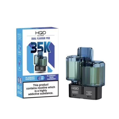 HQD Glow Air 35K Prefilled Pods - Strawberry Ice / Strawberry Cranberry Cherry