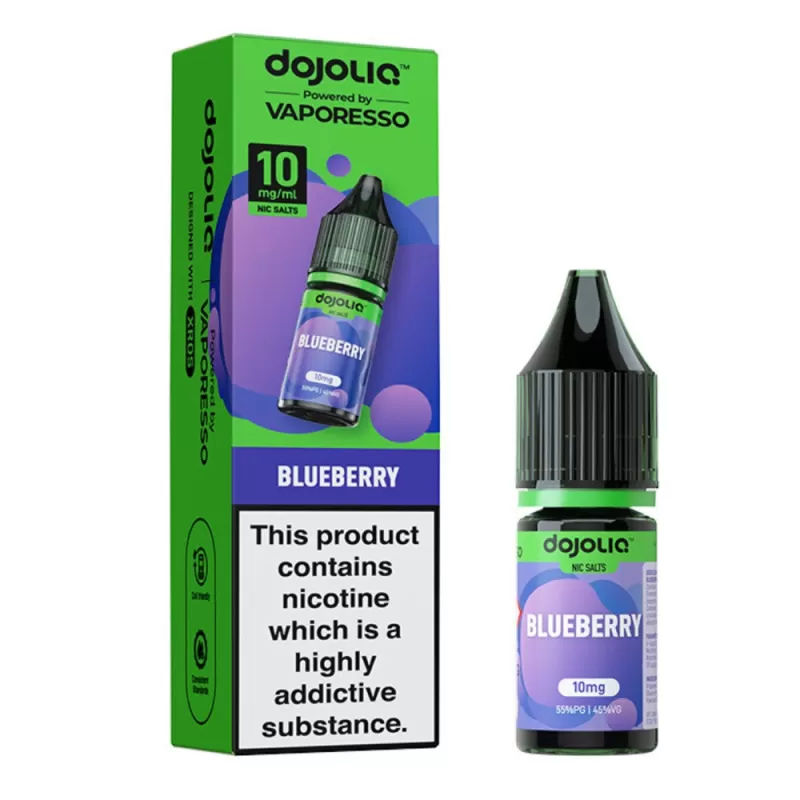 Blueberry Nic Salt E-Liquid by Dojoliq (10ml) - 20mg