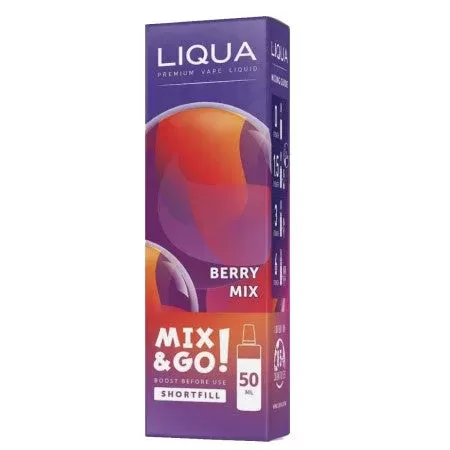 Liqua Mix & Go Berry Mix 50ml (70ml Short Fill)