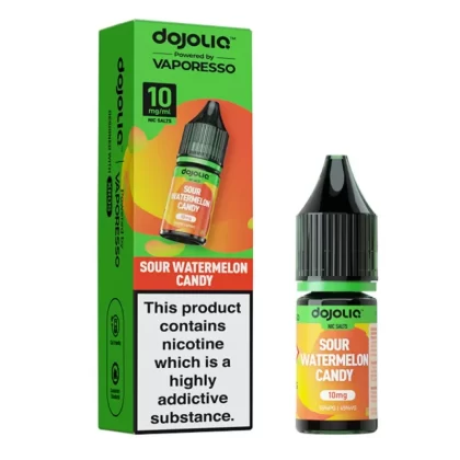 Sour Watermelon Candy Nic Salt E-Liquid by Dojoliq (10ml) - 20mg