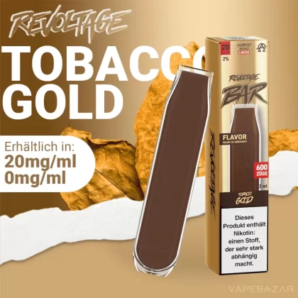 Revoltage Bar – Tobacco Gold - Vapebazar