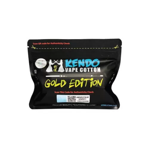 Kendo Vape Cotton – Gold Edition – Organic - Vape Store