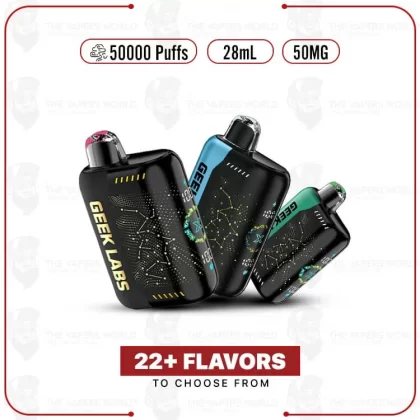 Geek Labs Pulse X Nixodine 50K Puff Disposable Vape - Thevapersworld