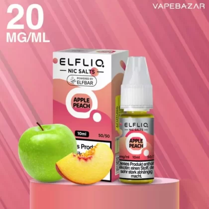 Elfliq Nikotinsalz Liquid 10ml – Apple Peach 20mg/ml Nikotin