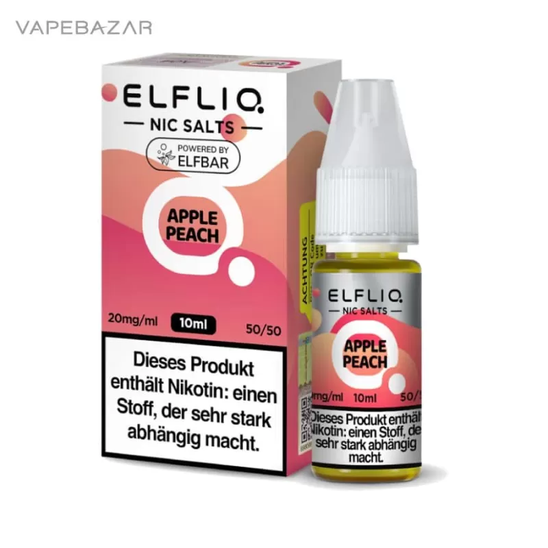 Elfliq Nikotinsalz Liquid 10ml – Apple Peach 20mg/ml Nikotin - Image 3