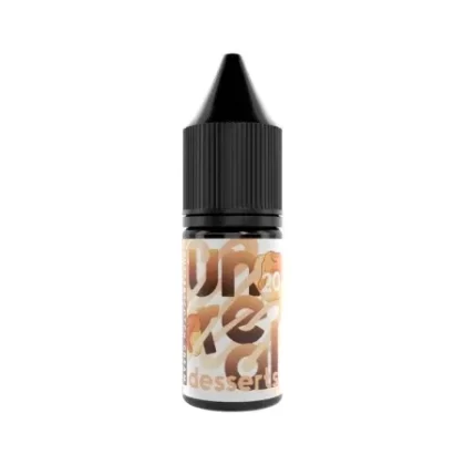 Unreal Desserts Nic Salt ELiquid – Butterscotch Creme