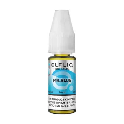 Mr Blue Elfliq Nic Salt by Elfbar - 10ml - 5mg - Vape Product (CA8093)