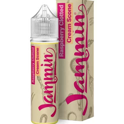 Jammin Vape Co Raspberry Clotted Cream Scone E Liquid 60ml - 0mg