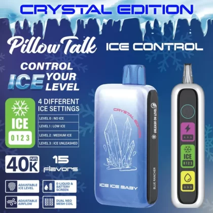 Pillow Talk Ice Control IC40000 "Crystal Edition" Disposable - 40000 Puffs - Mexican Mango