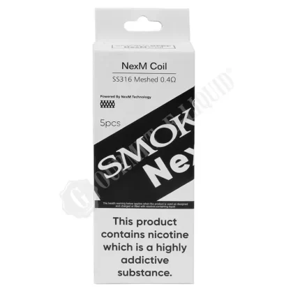 SMOK & OFRF NexM Replacement Coils - Size#5 Pack~Resistance#DC 0.4 Ohm>SS316 Meshed 0.4 Ohm