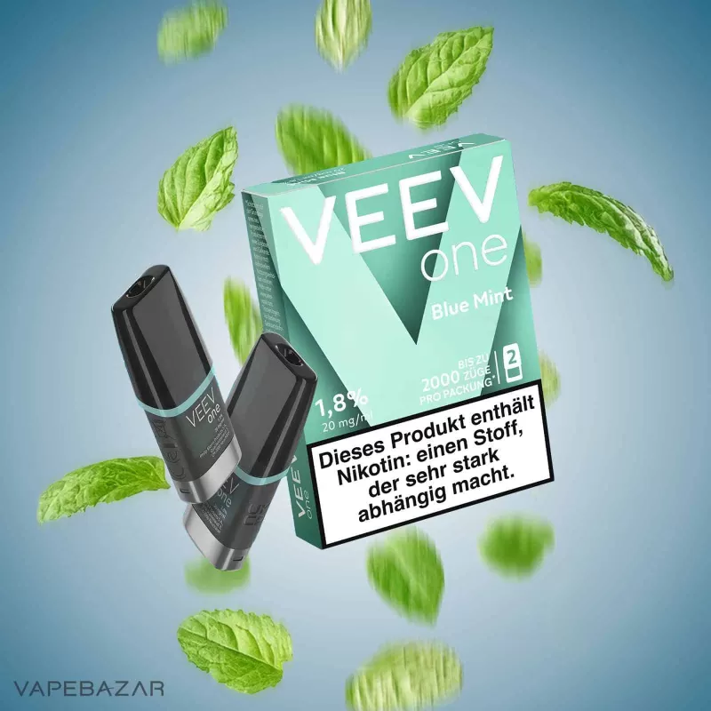 Veev One Pods – Blue Mint (2er Pack) - Veev / ca. 2000 insgesamt / 20mg/ml