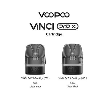 VOOPOO VINCI PnP X Cartridge(DTL) Black - Eightvape