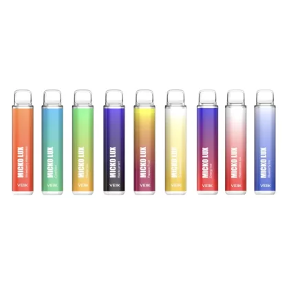 VEIIK Micko Lux Disposable Vape 5000 Puffs - Flavor#Watermelon Ice>Blueberry Ice>Cool Mint>Energy Ice>Mango Ice>Strawberry Watermelon>Blackcurrant>Passion Fruit>Grape Banana