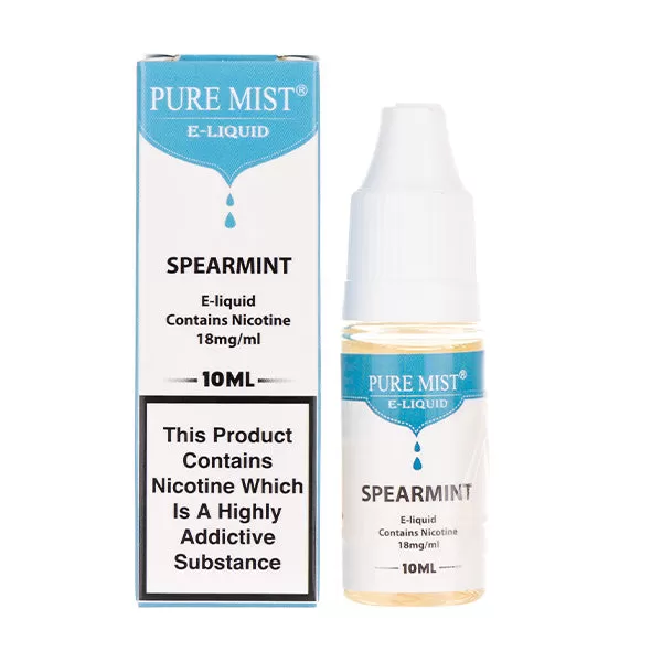 Spearmint E-Liquid by Pure Mist - 18mg