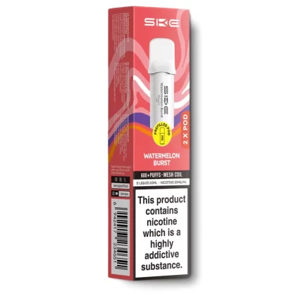 Watermelon Burst SKE 600 Pro Pods - 10 mg/ml