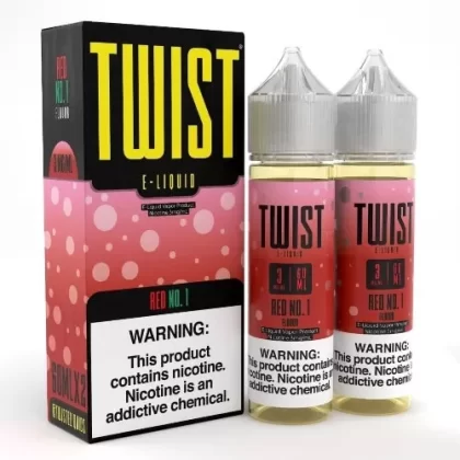 Twist E-Liquid – Red No 1 2x60ml - Vape Product, Vape Product (1EE12B)