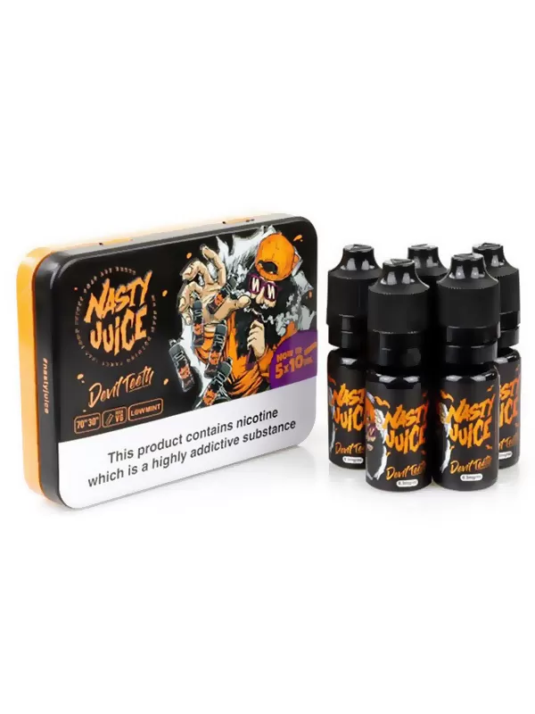 Devil Teeth - Nasty Juice E Liquid Multipack - 6mg