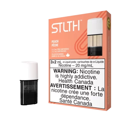 STLTH Pod Pack - Peach - 20 mg/mL (wholeseller) - Excise AB, 20 mg/mL (wholeseller) - Excise FED