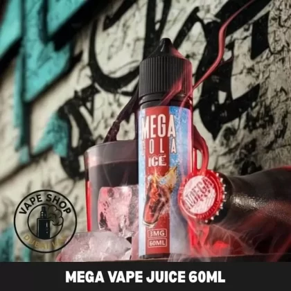 MEGA Vape Juice 60ml E-Liquid 12mg in Dubai UAE - Coffee Tobacco, Custard Caramel (6C3E7D)