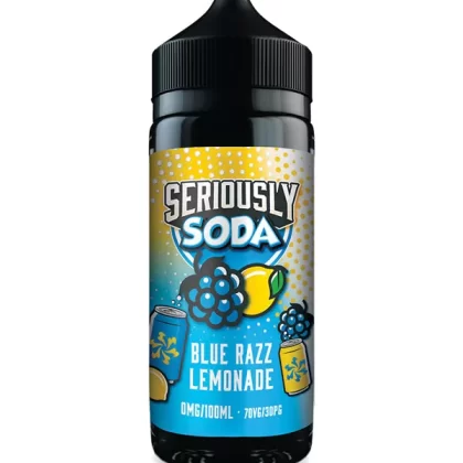 Blue Razz Lemonade Seriously SODA E Liquid 120ml - 0mg
