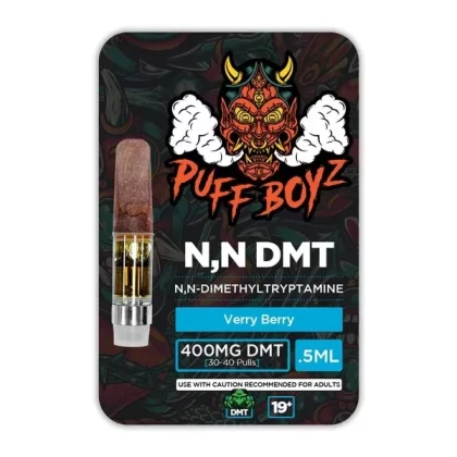 Puff Boyz NN-DMT Cartridge – 0.5mL | 400mg | Very Berry Flavor