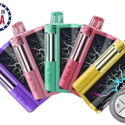 EVR Fog 100K Refillable Disposable Kit - Blue Razz Ice, Cherry Bomb