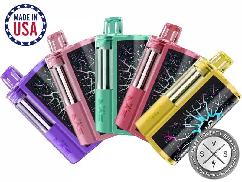 EVR Fog 100K Refillable Disposable Kit - Blue Razz Ice, Cherry Bomb