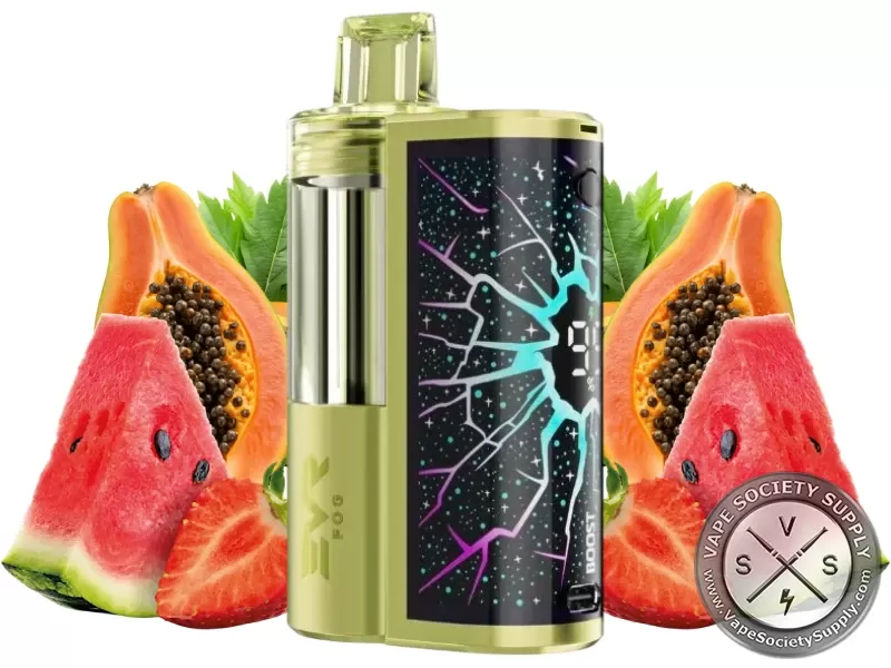 EVR Fog 100K Refillable Disposable Kit - Blue Razz Ice, Cherry Bomb - Image 2