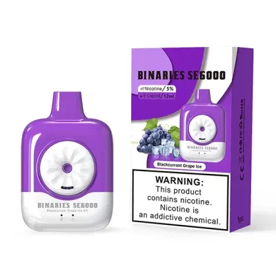 Horizontech Binaries SE6000 Blackcurrant Grape Ice Disposable Vape