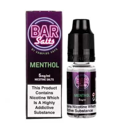 Menthol Nic Salt E-Liquid by Vampire Vape Bar Salts - 10mg