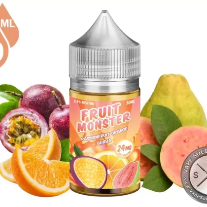 Passionfruit Orange Guava Fruit Monster Salt 30ml