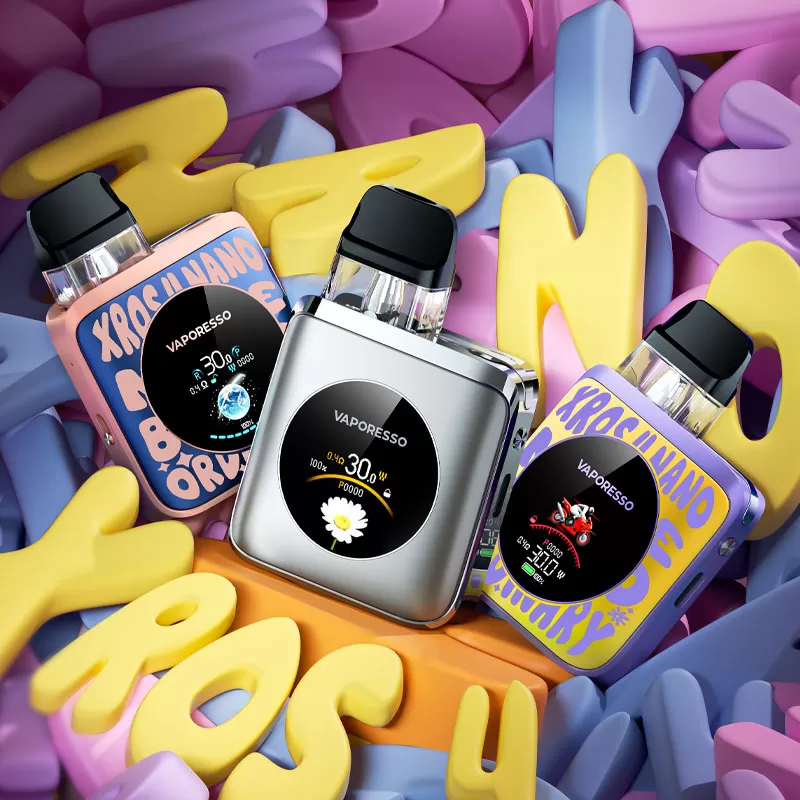 Vaporesso XROS 4 Nano Pod Kit 30W - Titanium Silver - Image 3