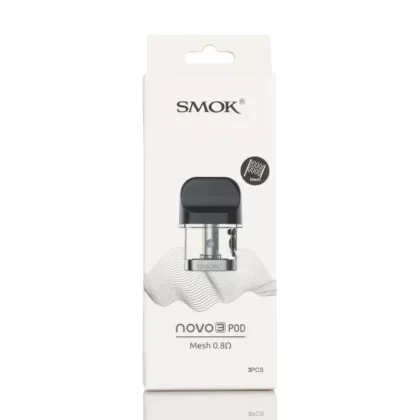 Smok Novo 3 Replacement Pod - RESISTANCE#0.8ohm Mesh Pod - 3pk